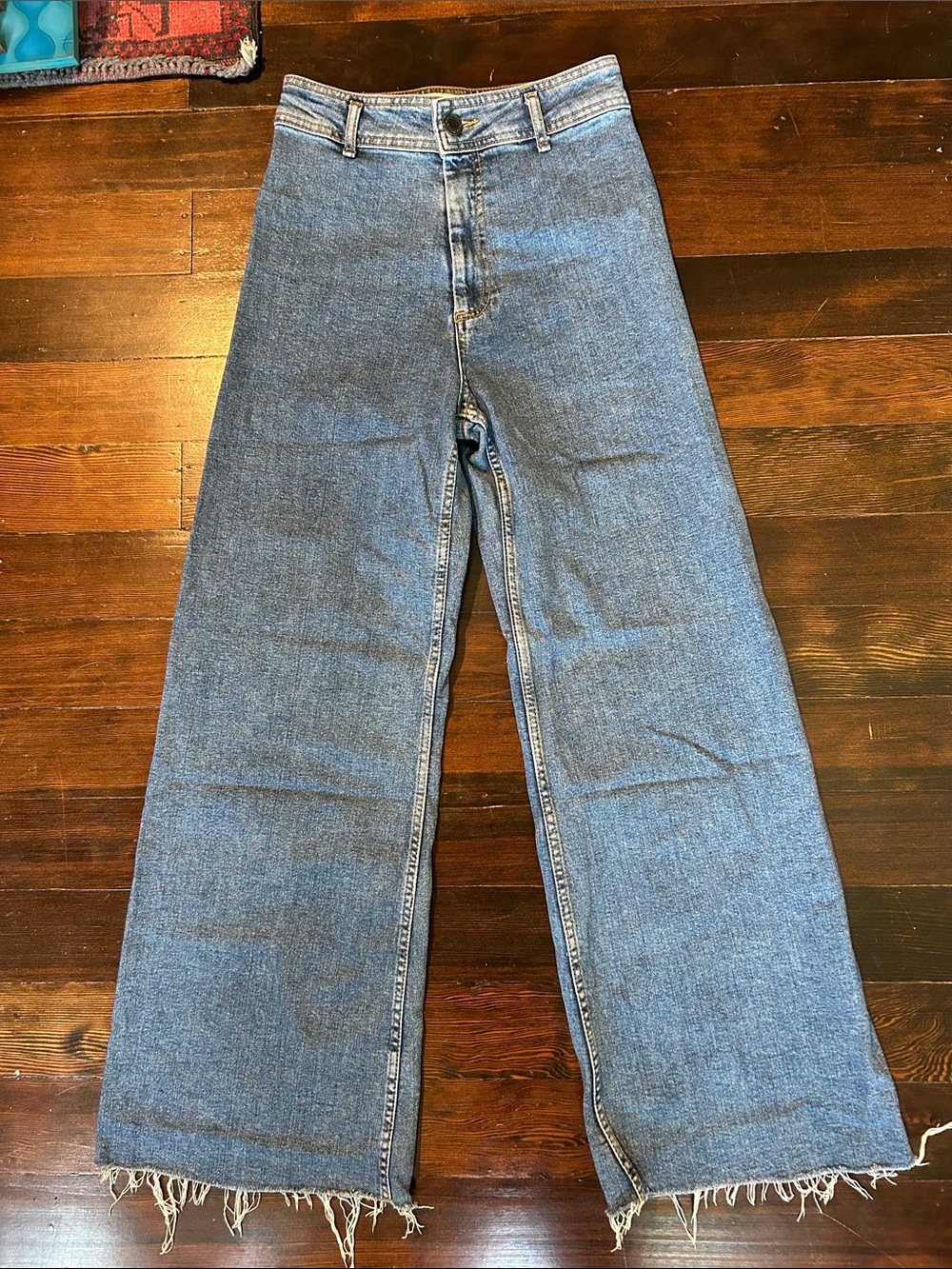 Zara wide leg, ankle/ cropped length. 36, (size 4)